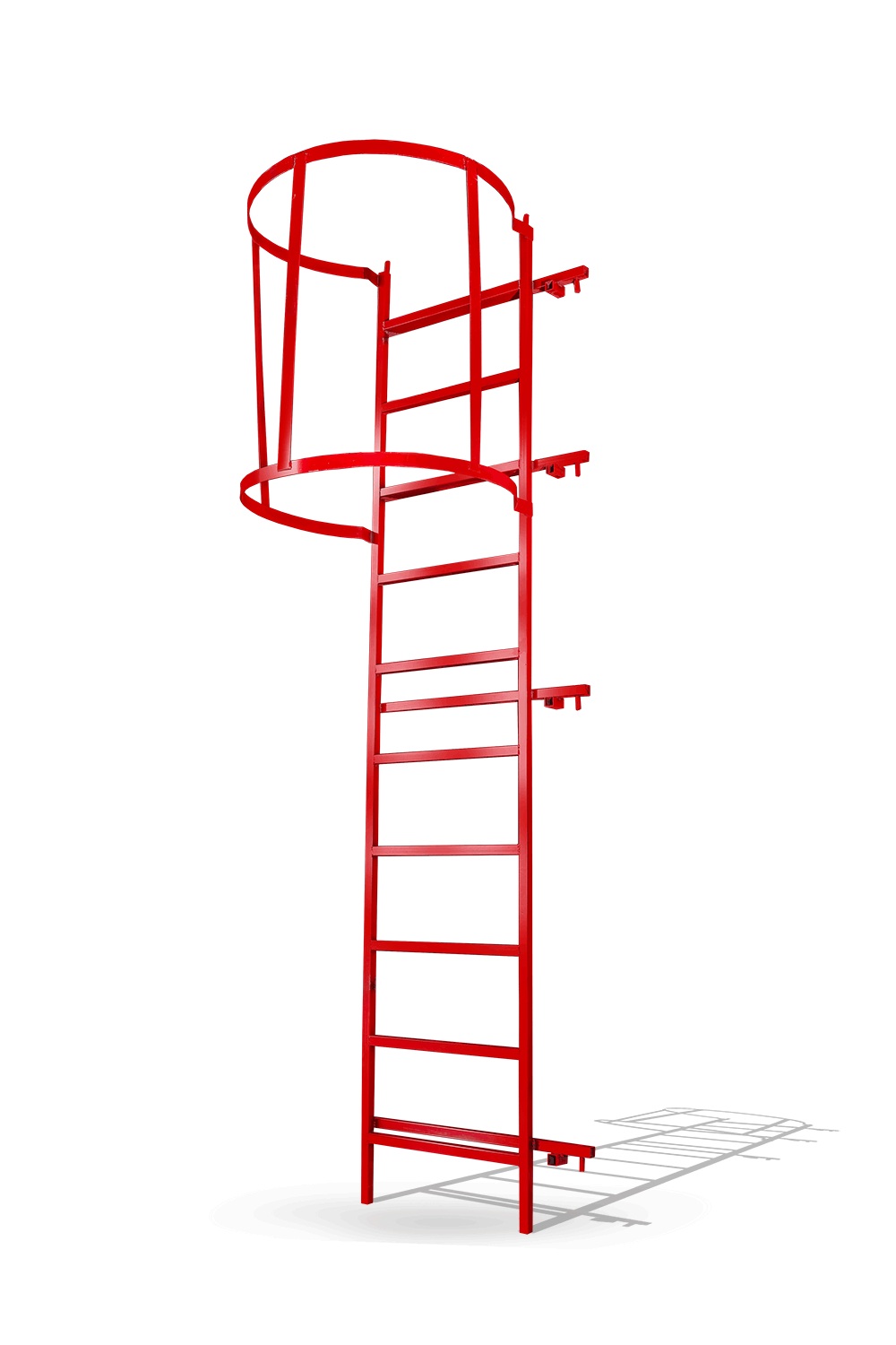 Высокая лестница для круглой колонны